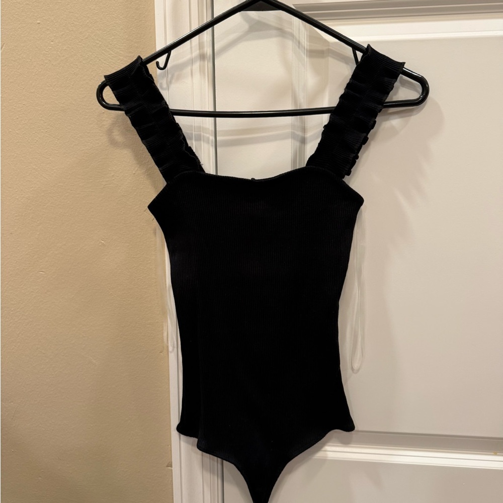 Francesca's Collections Black Bodysuit